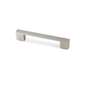 PUXADOR DE ALUMINIO ESCOVADO 128MM C/2 PARAFUSOS