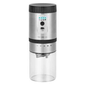 MOEDOR DE CAFE CARREGAMENTO USB RECIPIENTE DE VIDRO BOROSSILICATO