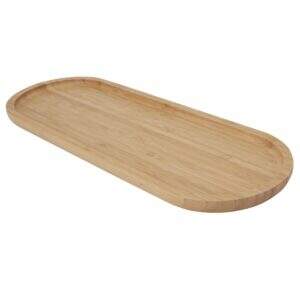BANDEJA OVAL BAMBU 44CM