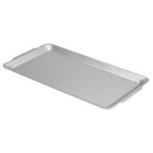 BANDEJA RETANGULAR DE SERVIR CLASSIC EM INOX FOSCO 36X20CM
