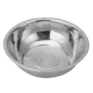 ESCORREDOR DE MASSAS MULTIUSO EM INOX 24CM