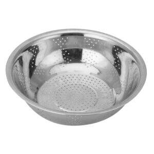 ESCORREDOR DE MASSAS MULTIUSO EM INOX 28CM