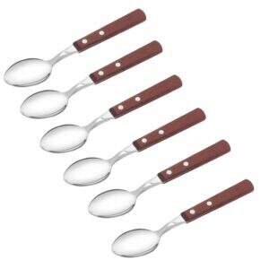 KIT 6 COLHERES DE MESA LINHA LEGNA