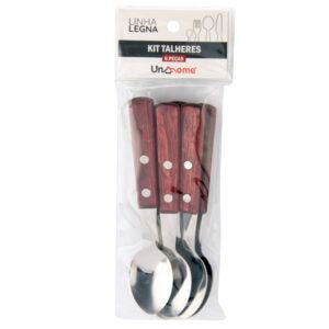 Alternative view of KIT 6 COLHERES DE CHA LINHA LEGNA