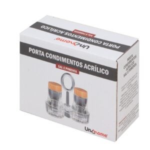 Alternative view of PORTA CONDIMENTOS ACRILICO SAL E PIMENTA C/2UN
