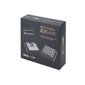 Alternative view of KIT JOGAR MALETA DE TABULEIRO C/XADREZ,DOMINO,CARTAS E DADOS