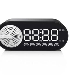 DESPERTADOR DIGITAL COM ALTO-FALANTE BLUETOOTH