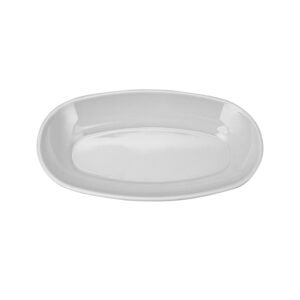 TRAVESSA OVAL BRANCA 18,9CM
