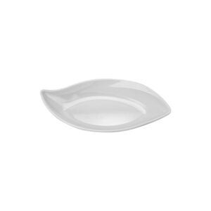 TRAVESSA DE MELAMINA FOLHA BRANCA  25,5CM