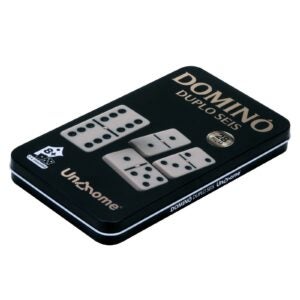 Alternative view of JOGO DE DOMINO NA CAIXA DE METAL