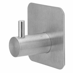 GANCHO ADESIVO PAREDE INOX  LINHA UNY FIX