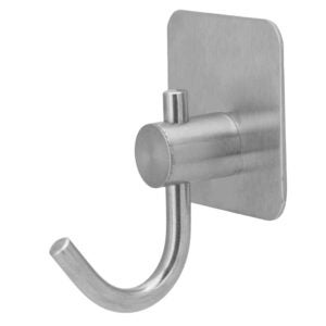 GANCHO ADESIVO PAREDE INOX  LINHA UNY FIX