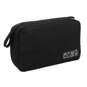 NECESSAIRE ORGANIZADORA VIAGEM C/GANCHO/BOLSOS/DIVISORIAS 23CM