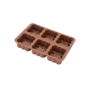 Alternative view of FORMA EM SILICONE QUADRADO 6 CAVIDADES-CAV.5,87X3,28CM 100ML