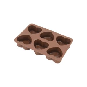 Alternative view of FORMA EM SILICONE CORACAO 6 CAVIDADES -CAV.6,46X3,34CM 85ML