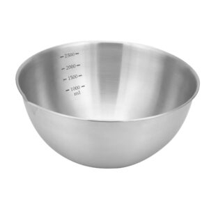 TIGELA EM INOX COM BICO DE DESPEJO E MARCACAO Ø25C-2500MLS