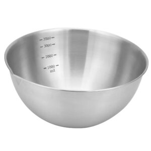 TIGELA EM INOX COM BICO DE DESPEJO E MARCACAO Ø26,9C-3500MLS