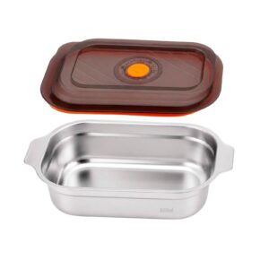 POTE INOX HERMETICO COM TAMPA E VALVULA  MULTIUSO. 650MLS